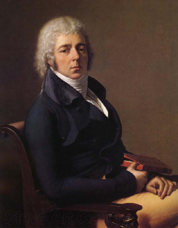 Anne-Louis Girodet-Trioson Portrait du citoyen Bourgeon France oil painting art